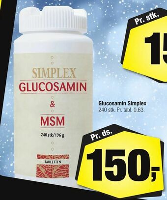 Calle Glucosamin Simplex tilbud