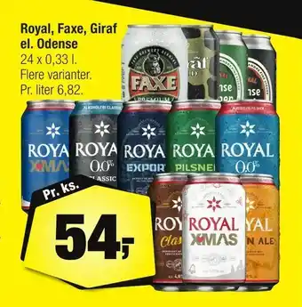Calle Royal, Faxe, Giraf el. Odense tilbud