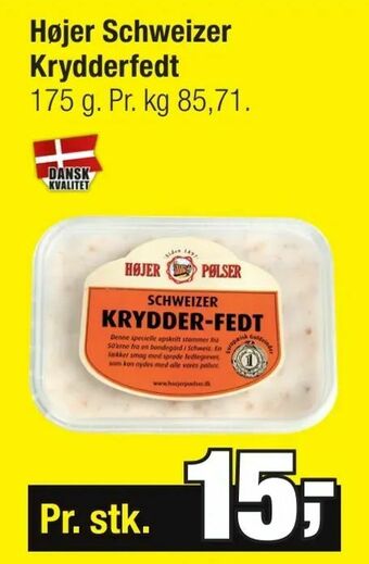 Calle Højer Schweizer Krydderfedt tilbud