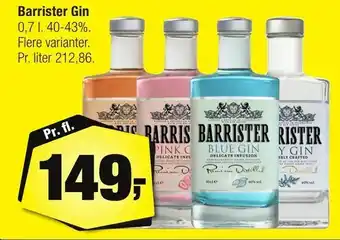 Calle Barrister Gin tilbud