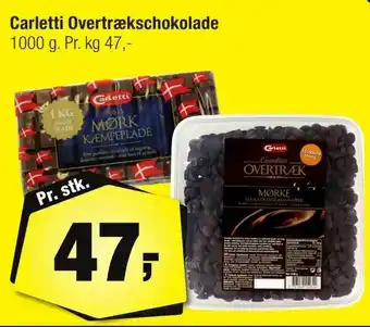 Calle Carletti Overtrækschokolade tilbud
