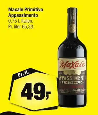 Calle Maxale Primitivo Appassimento tilbud