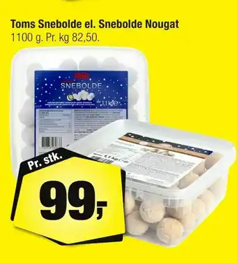 Calle Toms Snebolde el. Snebolde Nougat tilbud