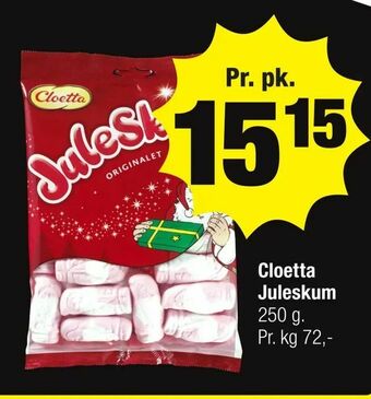 Calle Cloetta Juleskum tilbud