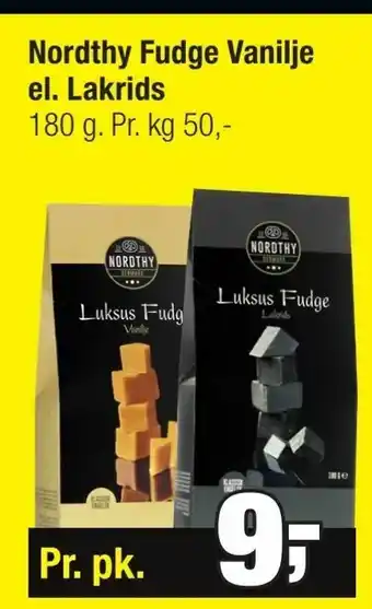 Calle Nordthy Fudge Vanilje el. Lakrids tilbud