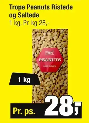 Calle Trope Peanuts Ristede og Saltede tilbud