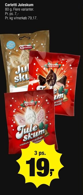 Calle Carletti Juleskum tilbud