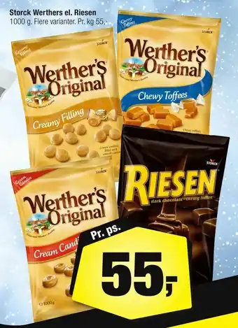 Calle Storck Werthers el. Riesen tilbud