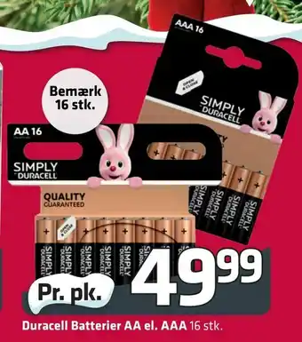 Fleggaard Duracell Batterier AA el. AAA tilbud