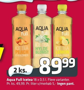 Fleggaard Aqua Full Icetea Ingen pant tilbud