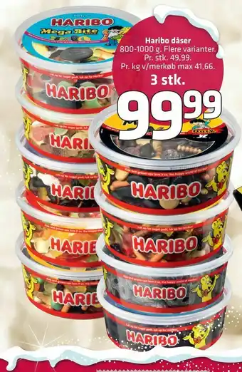Fleggaard Haribo dåser tilbud