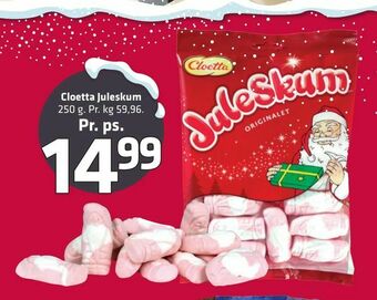 Fleggaard Cloetta Juleskum tilbud