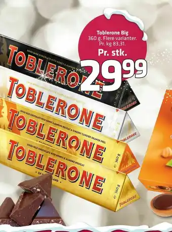 Fleggaard Toblerone Big tilbud