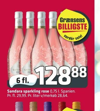 Fleggaard Sandara sparkling rose tilbud