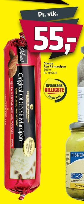 Fleggaard Odense Ren Rå marcipan tilbud