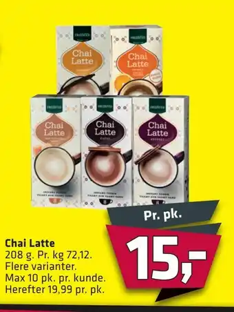 Fleggaard Chai Latte tilbud