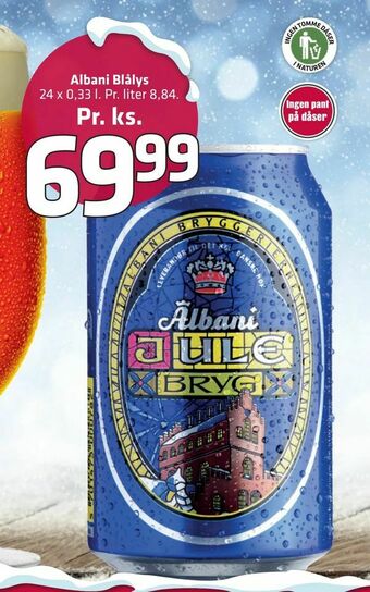 Fleggaard Albani Blålys tilbud