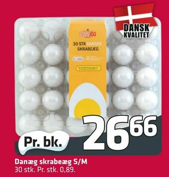 Fleggaard Danæg skrabeæg S/M tilbud