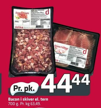 Fleggaard Bacon i skiver el. tern tilbud