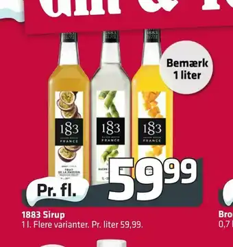 Fleggaard 1883 Sirup tilbud