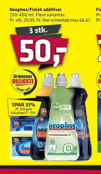 Fleggaard Neophos/Finish additiver tilbud