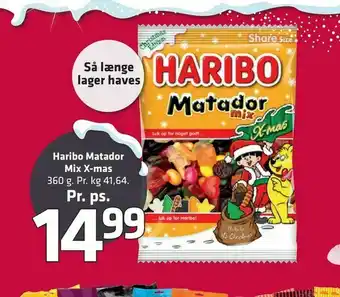 Fleggaard Haribo Matador Mix X-mas tilbud