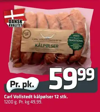 Fleggaard Carl Vollstedt kålpølser 12 stk tilbud