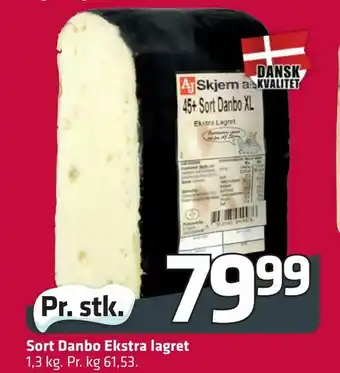 Fleggaard Sort Danbo Ekstra lagret tilbud