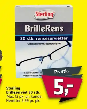 Sterling brilleserviet 30 stk