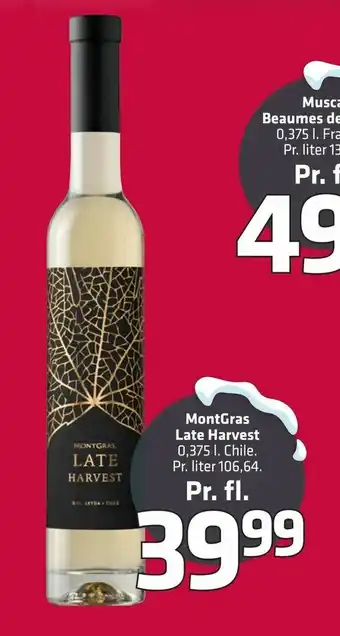 Fleggaard MontGras Late Harvest tilbud