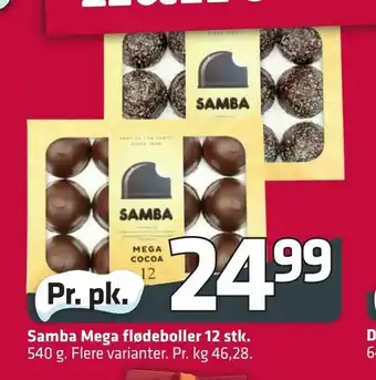 Fleggaard Samba Mega flødeboller 12 stk tilbud