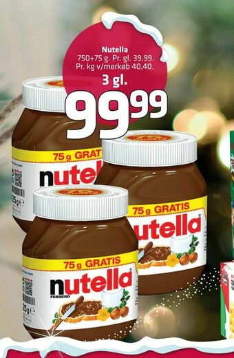 Fleggaard Nutella tilbud