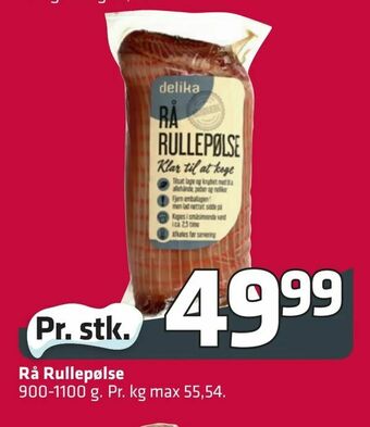 Fleggaard Rå Rullepølse tilbud