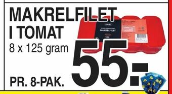 ABC Lavpris Makrelfilet i tomat tilbud