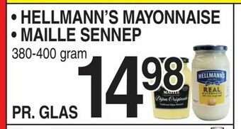 ABC Lavpris Hellmann's mayonnaise • maille sennep tilbud