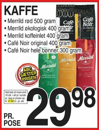 ABC Lavpris Kaffe tilbud