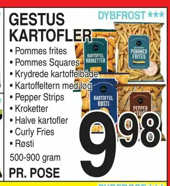 ABC Lavpris Gestus kartofler tilbud