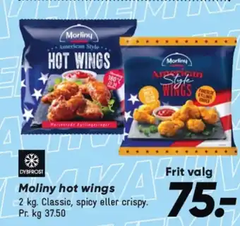 Bilka Moliny hot wings tilbud