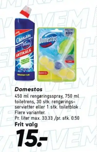 Bilka Domestos tilbud