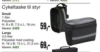 Harald Nyborg Cykeltaske til styr tilbud