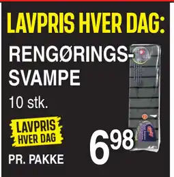 ABC Lavpris RENGØRINGSSVAMPE tilbud