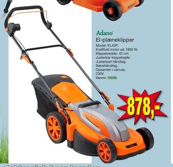 Harald Nyborg El-plæneklipper tilbud
