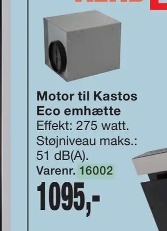 Harald Nyborg Motor til Kastos Eco emhætte tilbud