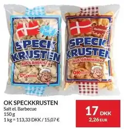 Nielsen's Discount OK SPECKKRUSTEN tilbud