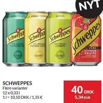 Nielsen's Discount SCHWEPPES tilbud