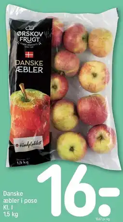 REMA 1000 Danske æbler i pose tilbud
