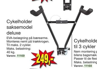 Harald Nyborg Cykelholder saksemodel deluxe tilbud