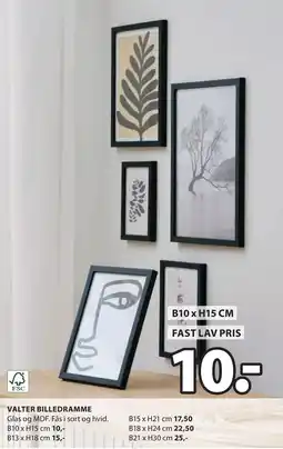 JYSK VALTER BILLEDRAMME tilbud