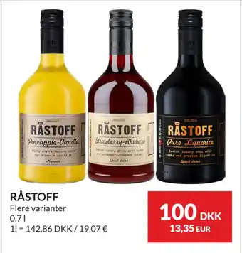 Nielsen's Discount RÅSTOFF tilbud