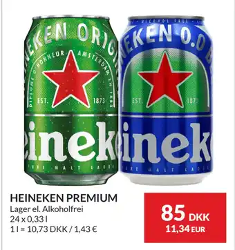 Nielsen's Discount HEINEKEN PREMIUM tilbud